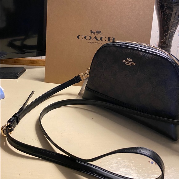 Nwt! Coach Dome crossbody signature canvas - Picture 3 of 6